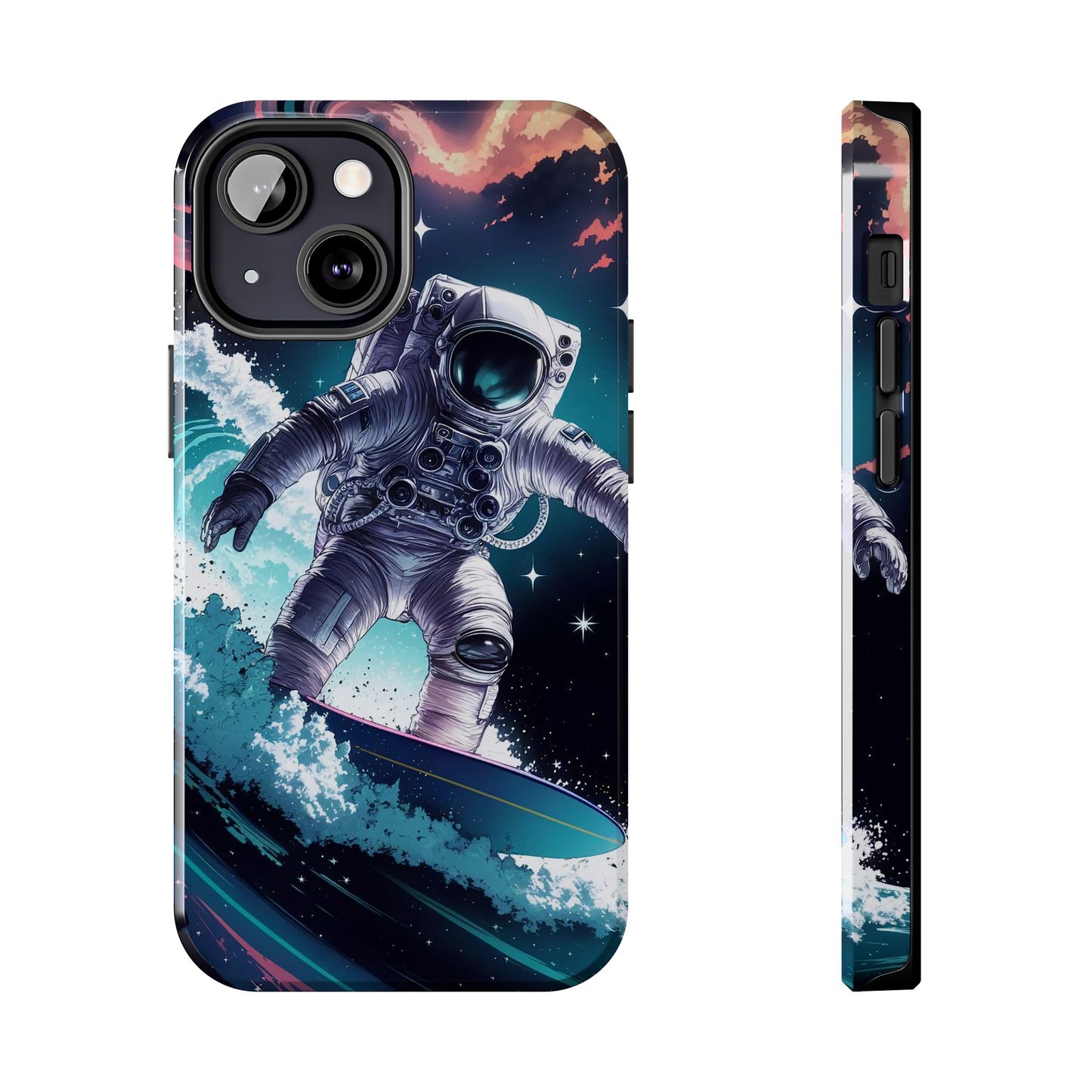 Space Surfer Astronaut Adventure Tough Phone Case