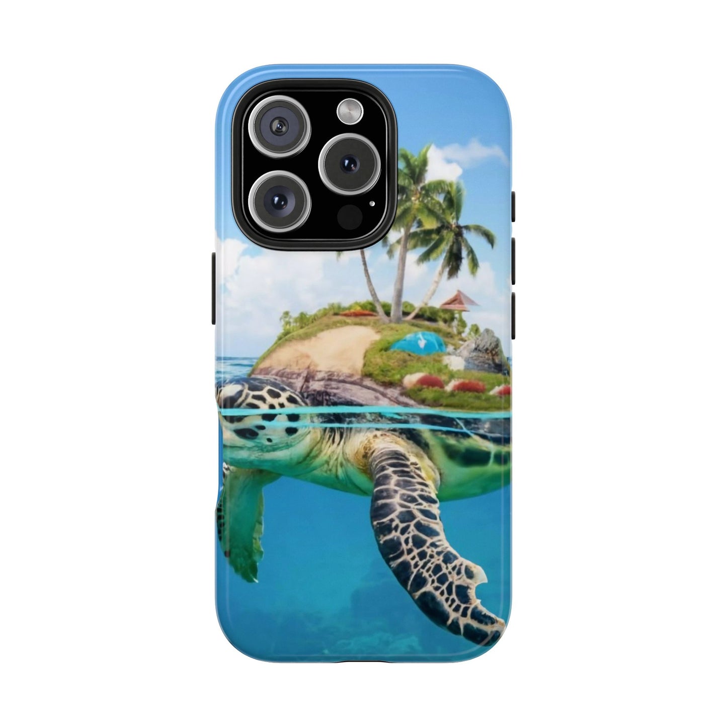 Island Turtle Ocean Adventure Tough Phone Case