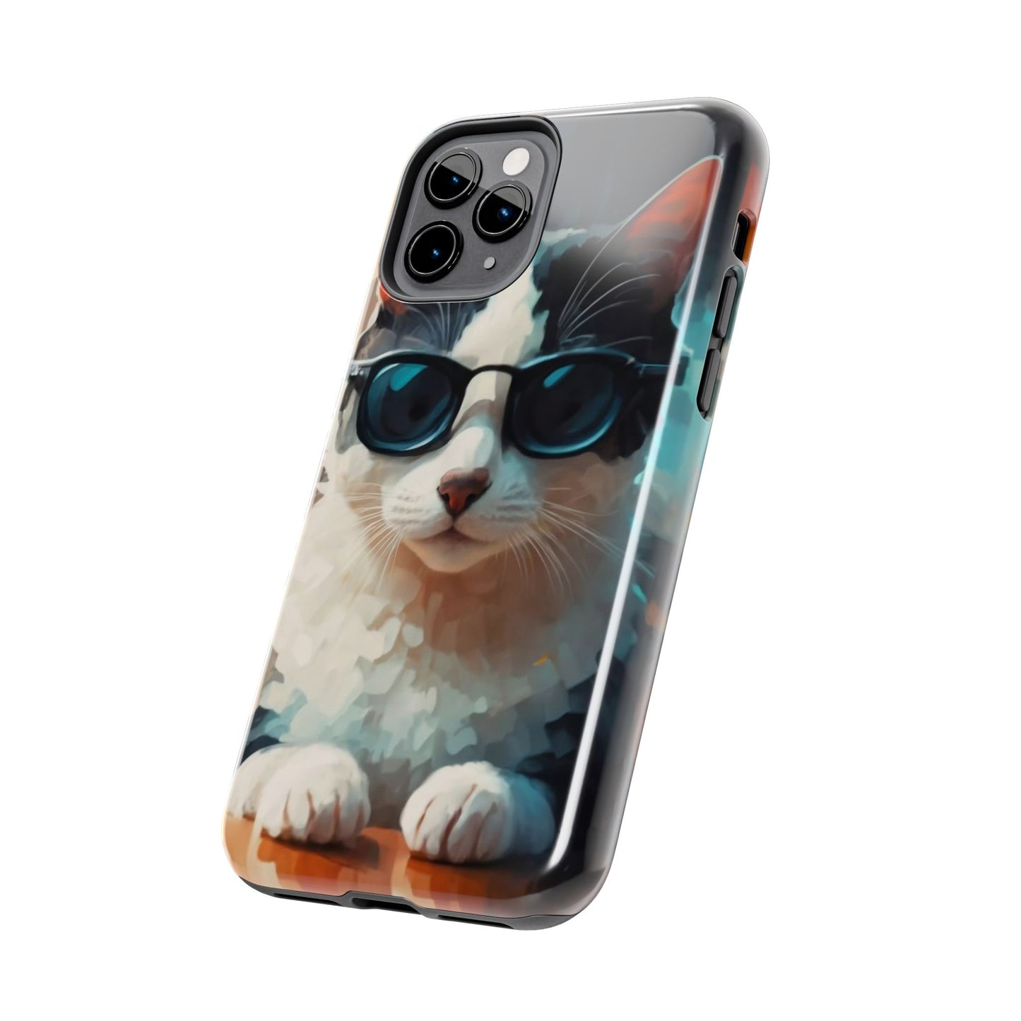 CoolCat Dinner Date Tough Phone Case