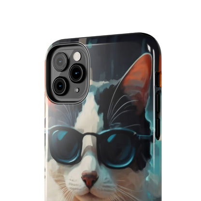 CoolCat Dinner Date Tough Phone Case