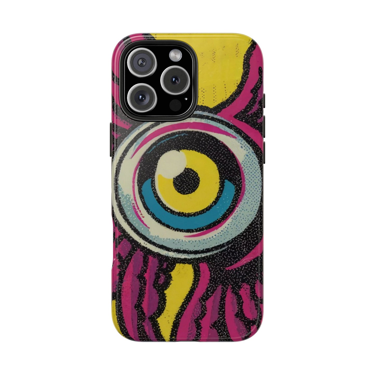 Golden Gaze Winged Eye iPhone Case