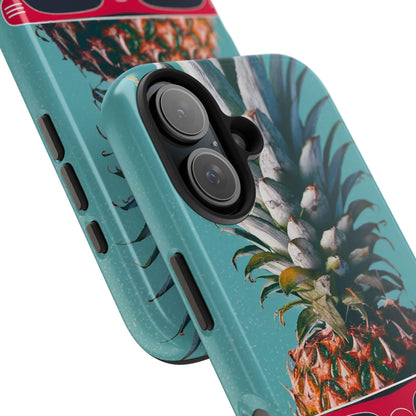 Beach-Ready Pineapple Sunglasses Tough Phone Case