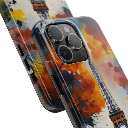 Watercolor Eiffel Twilight Defender Case