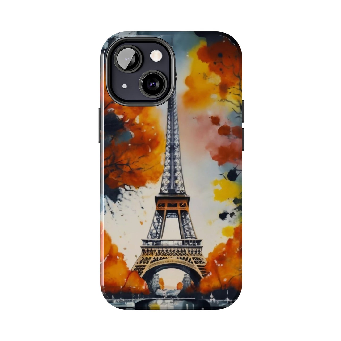 Watercolor Eiffel Twilight Defender Case