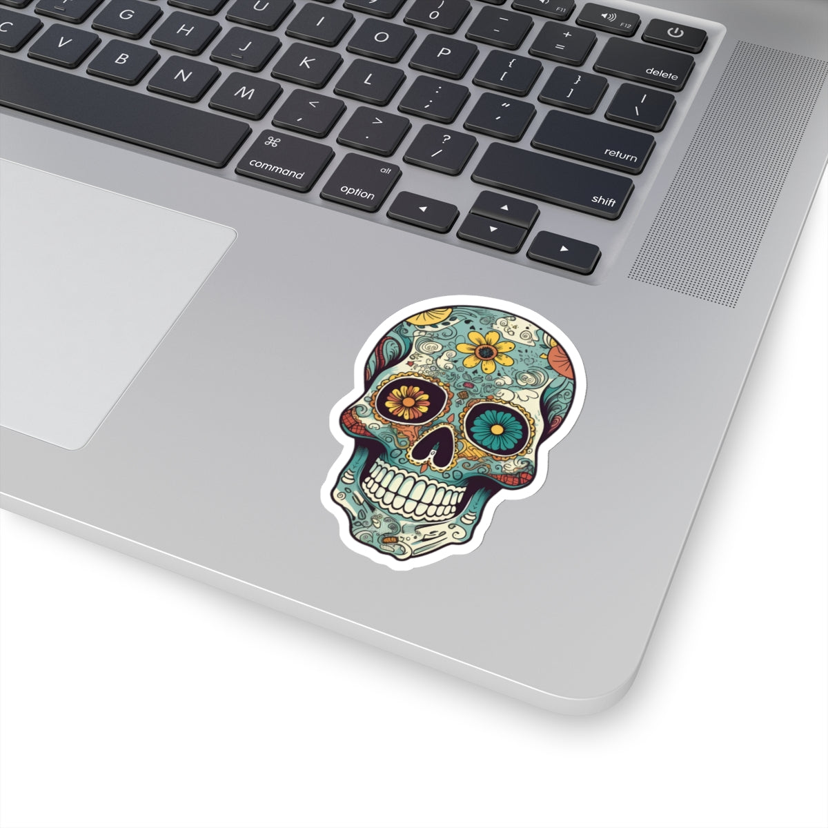 Colorful Sugar Skull Sticker