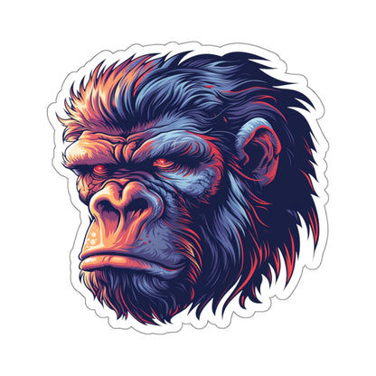 Skeptical Tan Yeti Vinyl Sticker