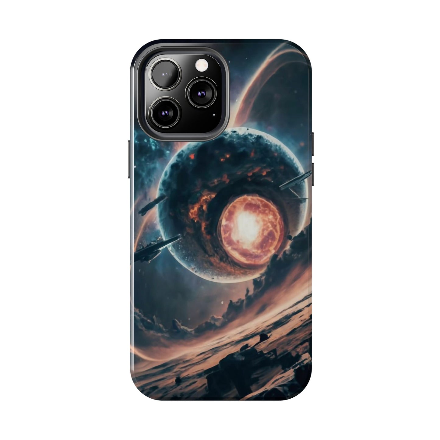 Cosmic Implosion Planet Tough Phone Case