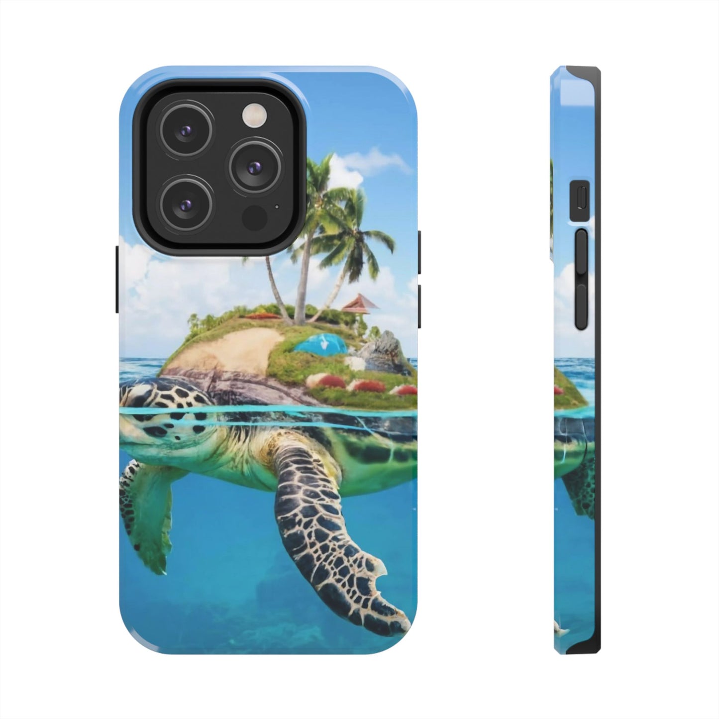 Island Turtle Ocean Adventure Tough Phone Case