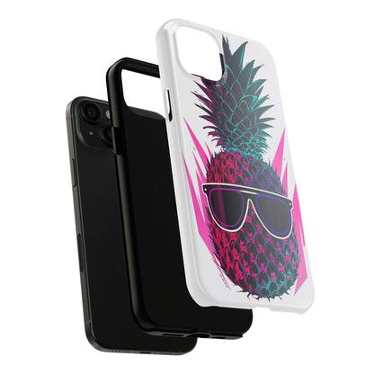 Sunglass Clad Pineapple Funk Tough Phone Case