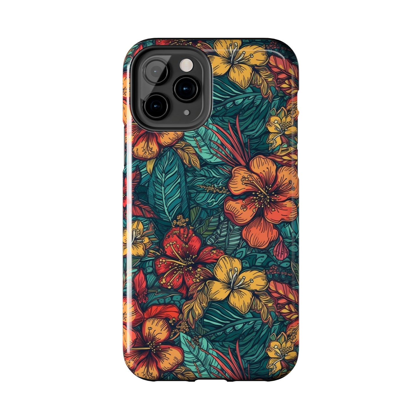 Radiant Frangipani - Hawaiian Tough Phone Case