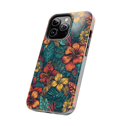 Radiant Frangipani - Hawaiian Tough Phone Case