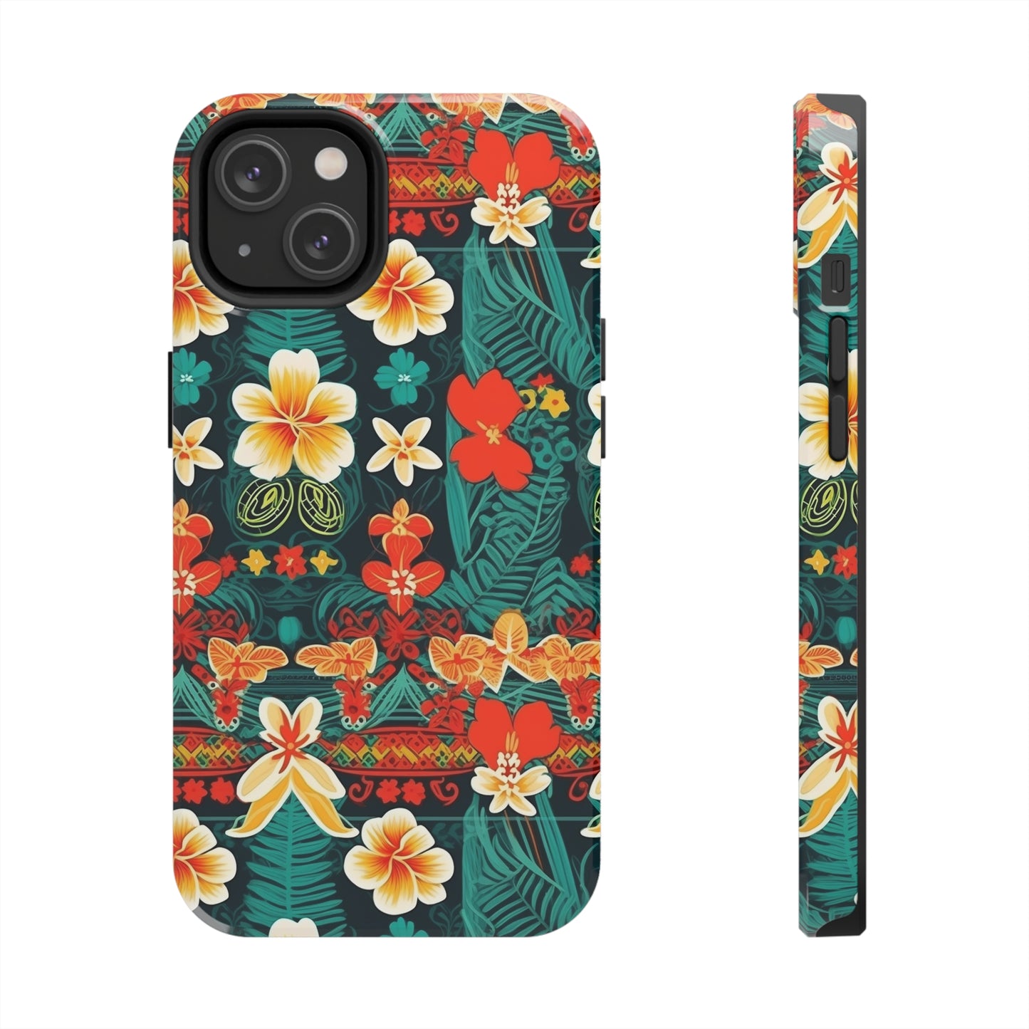 Hibiscus Haze - Hawaiian Tough Phone Case