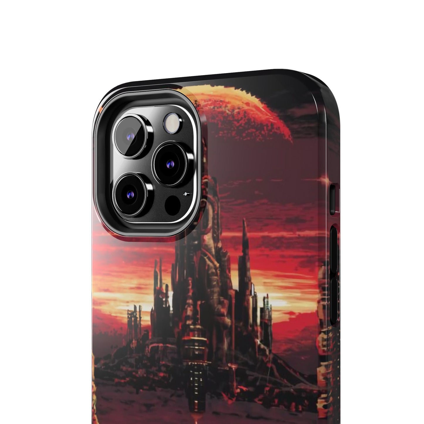 PixelVista Futuristic City Tough Phone Case