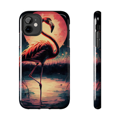 Sunset Flamingo Defender Case