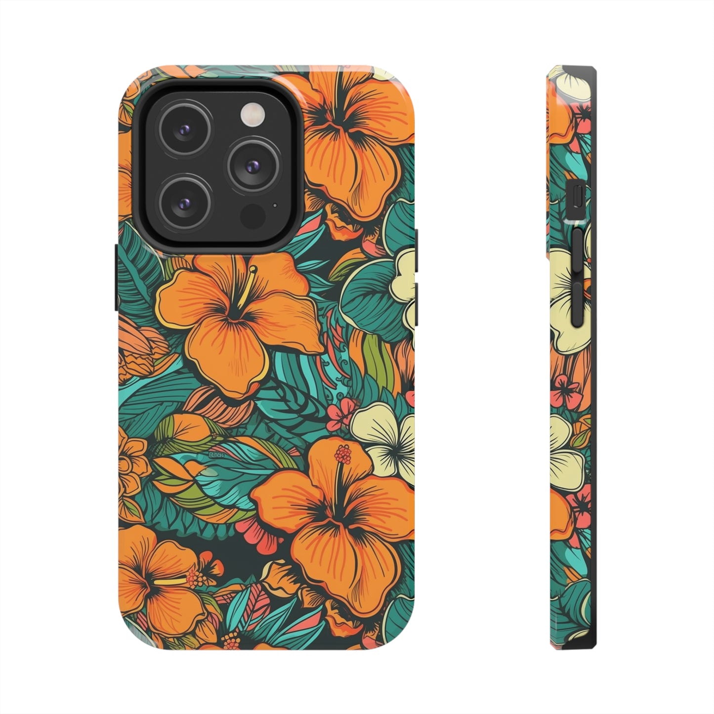 Sunset Tiare - Hawaiian Tough Phone Case