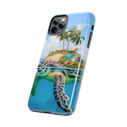 Island Turtle Ocean Adventure Tough Phone Case