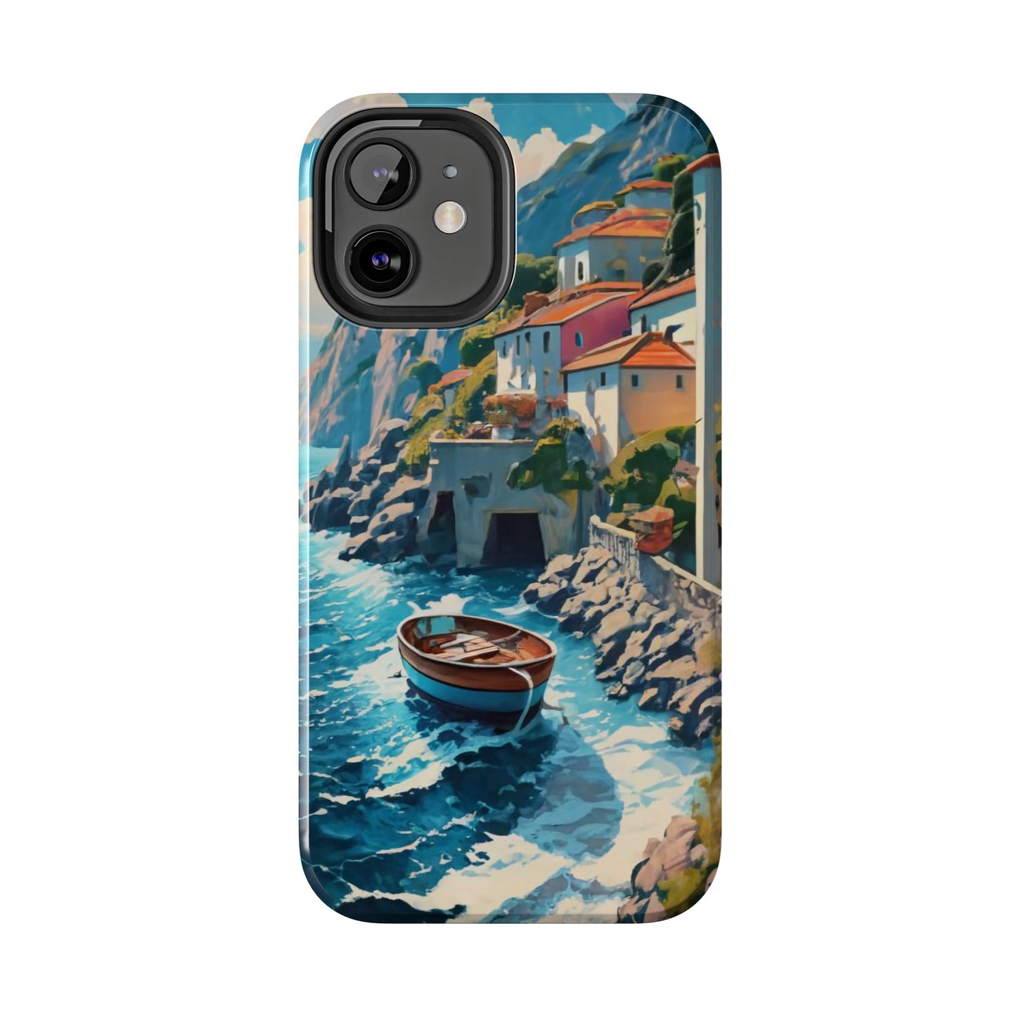 Coastal Dreamscape Boat Tough Phone Case