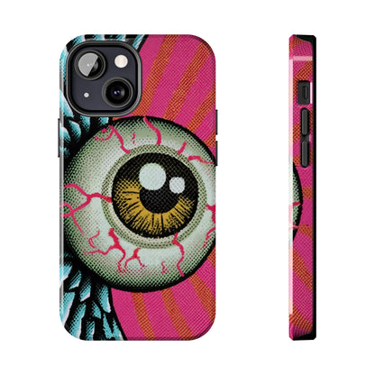 Winged Eye Pop Art Tough iPhone Case