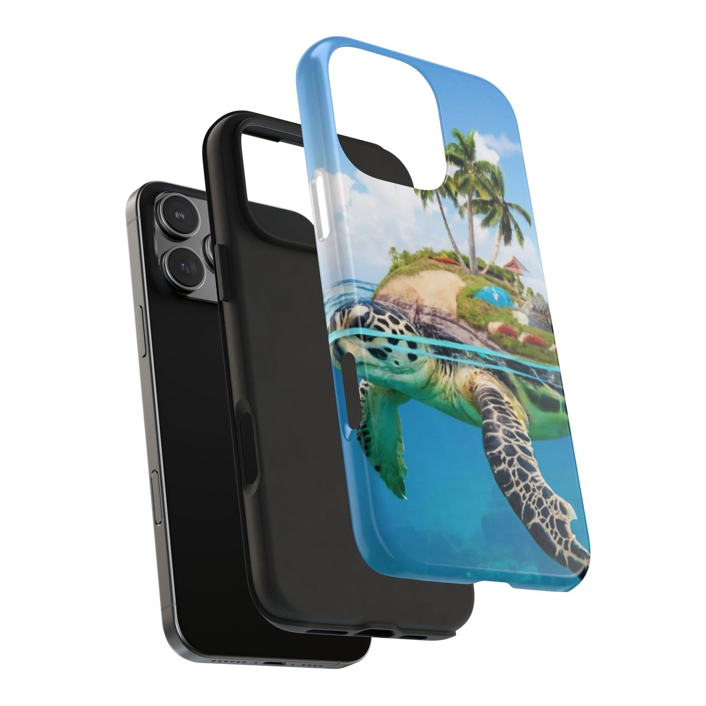 Island Turtle Ocean Adventure Tough Phone Case