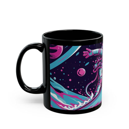 Surfing the Stars Mug – Vibrant Astronaut Space Adventure