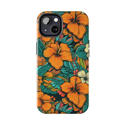 Sunset Tiare - Hawaiian Tough Phone Case