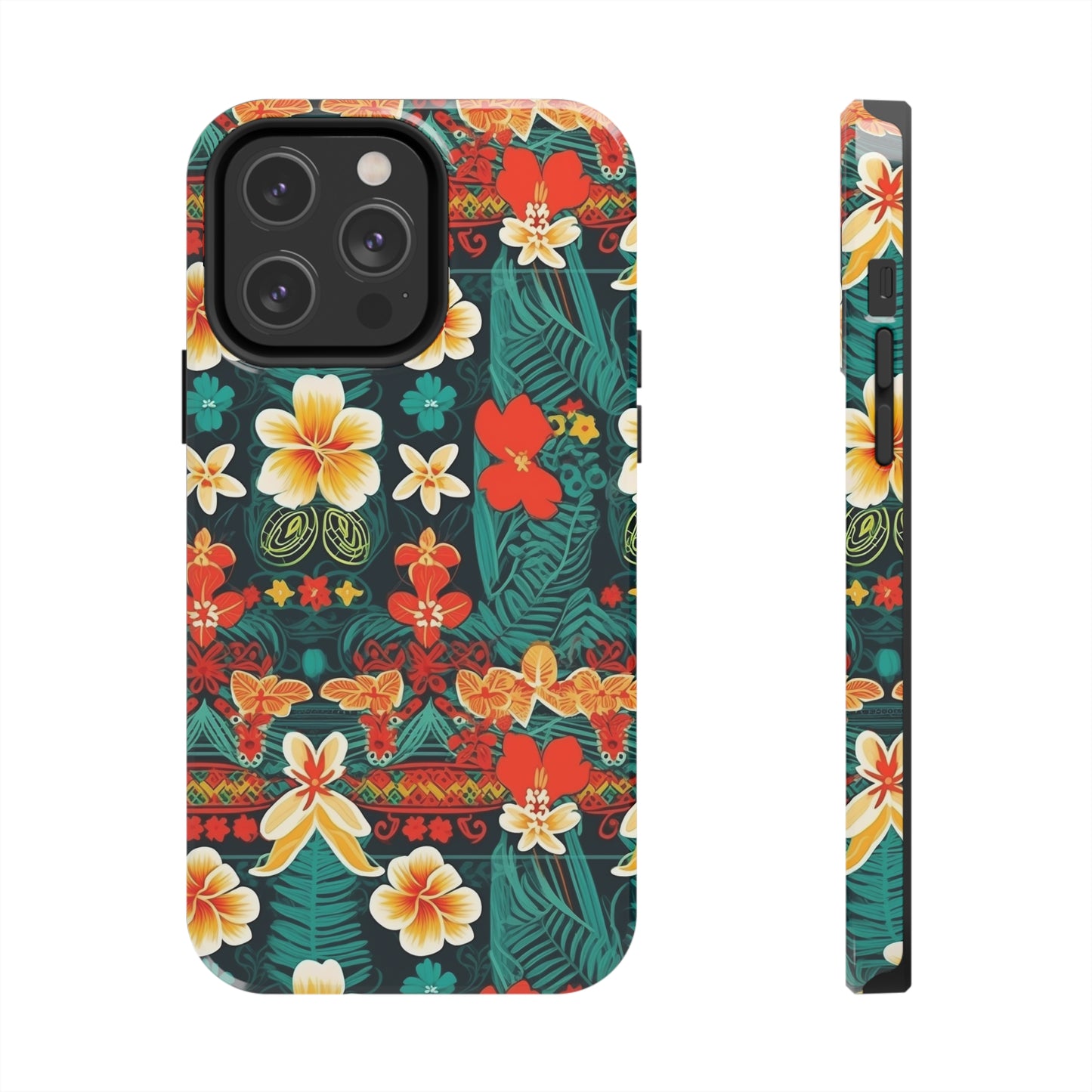 Hibiscus Haze - Hawaiian Tough Phone Case