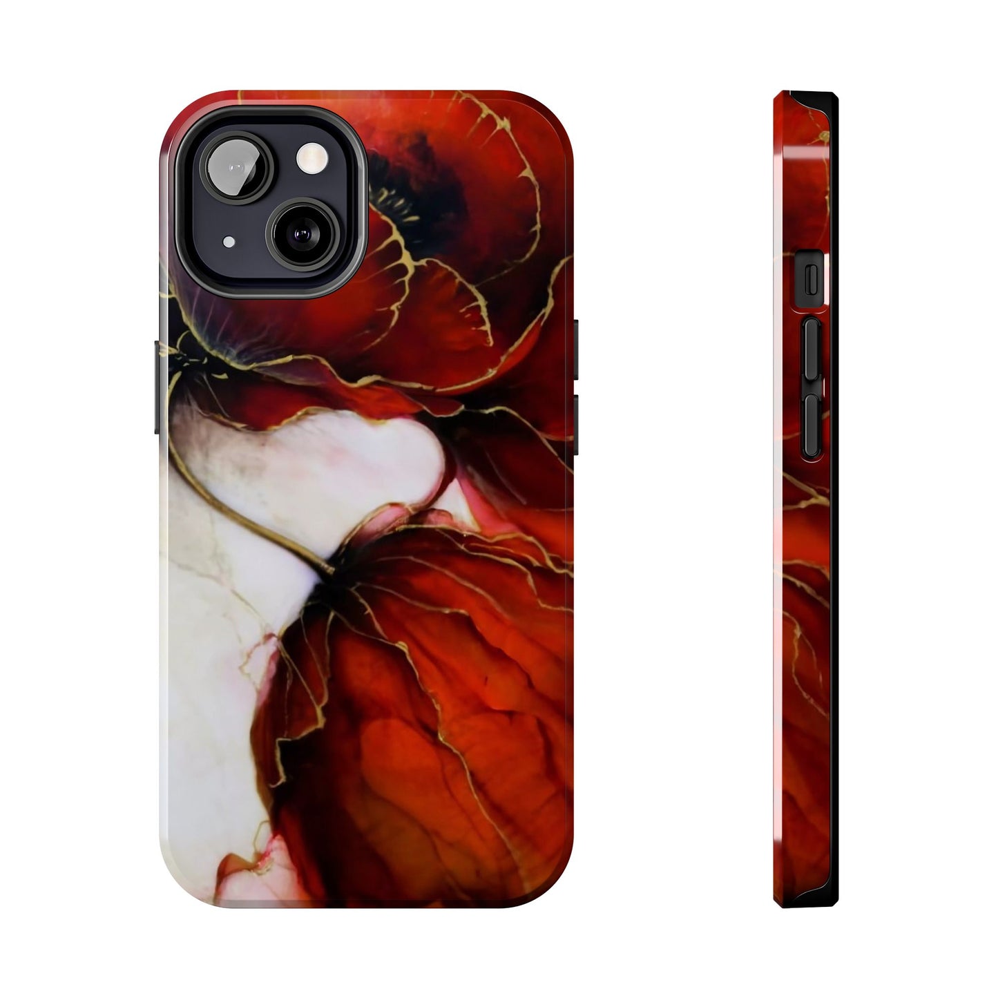 Ethereal Blossom Alcohol Ink Tough Phone Case