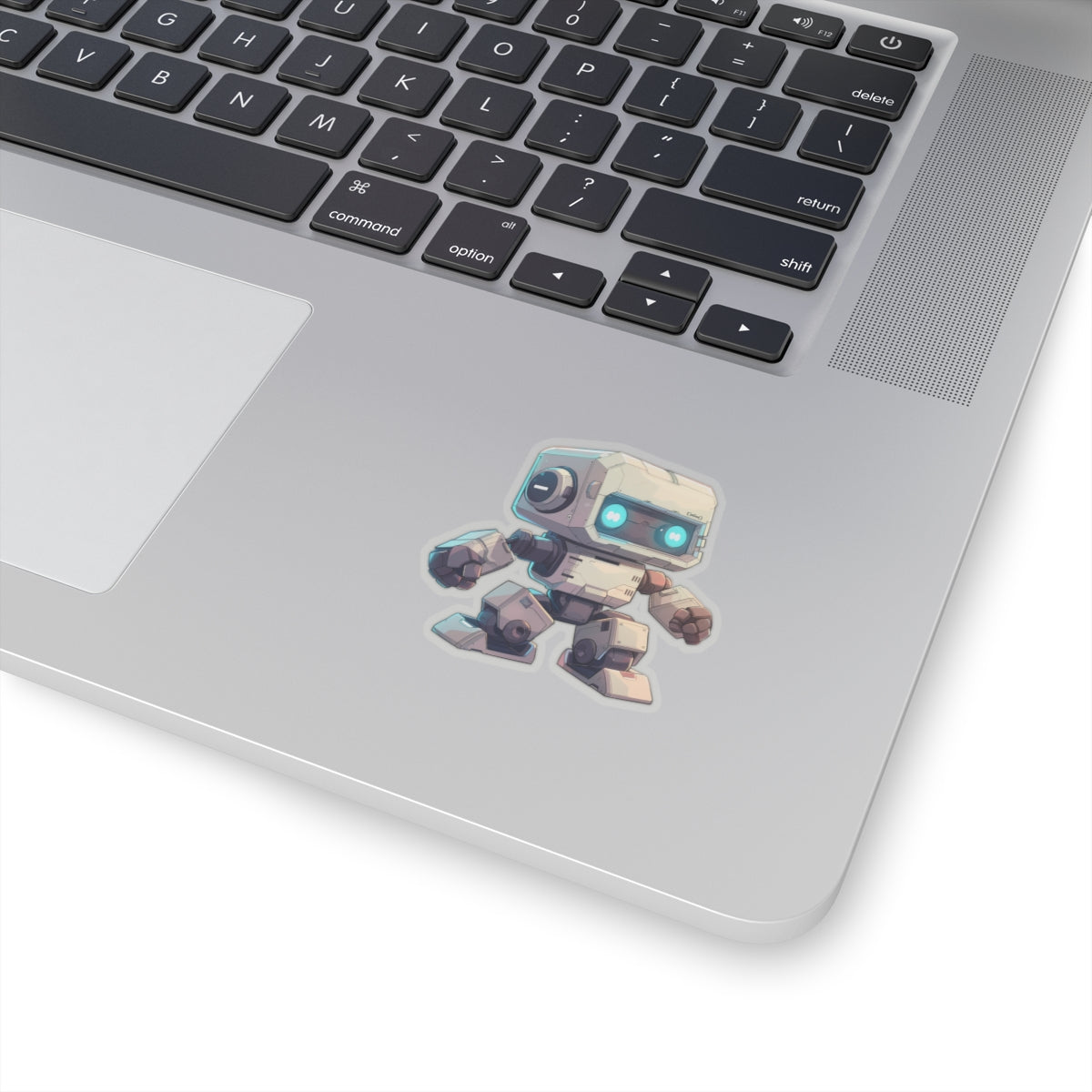 Off-White Blocky Robot Vinyl Sticker