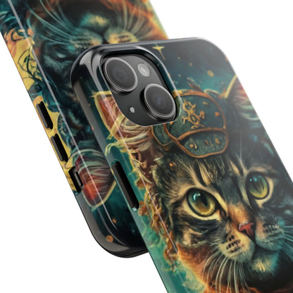 WhimsyCat Starry Night Tough Phone Case