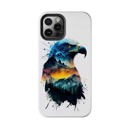 Intense Gaze Bald Eagle Tough Phone Case