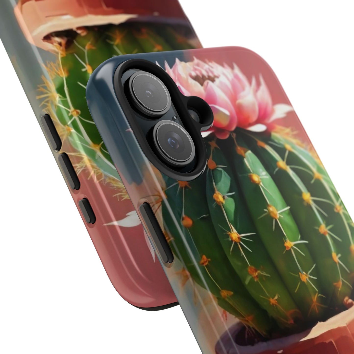 DesertBloom Terracotta Cactus Tough Phone Case