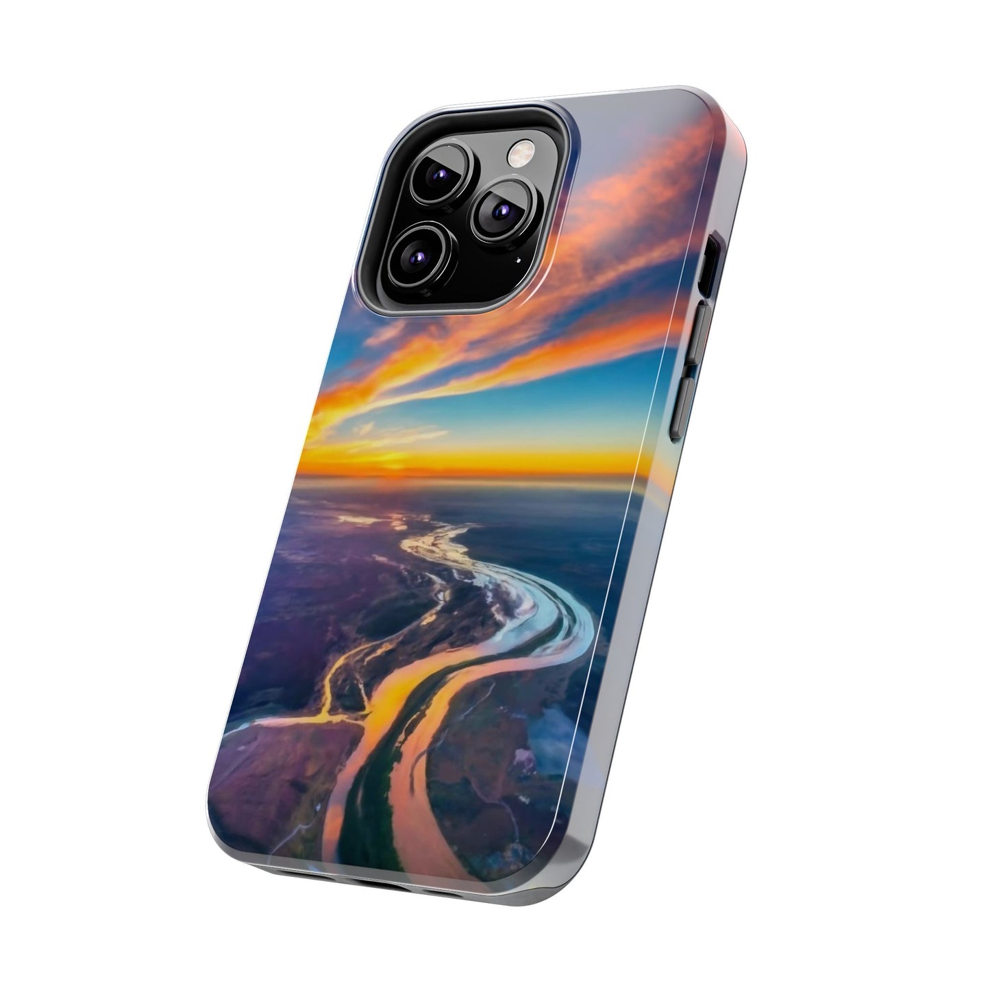 Celestial Sunset Earth View Tough Phone Case