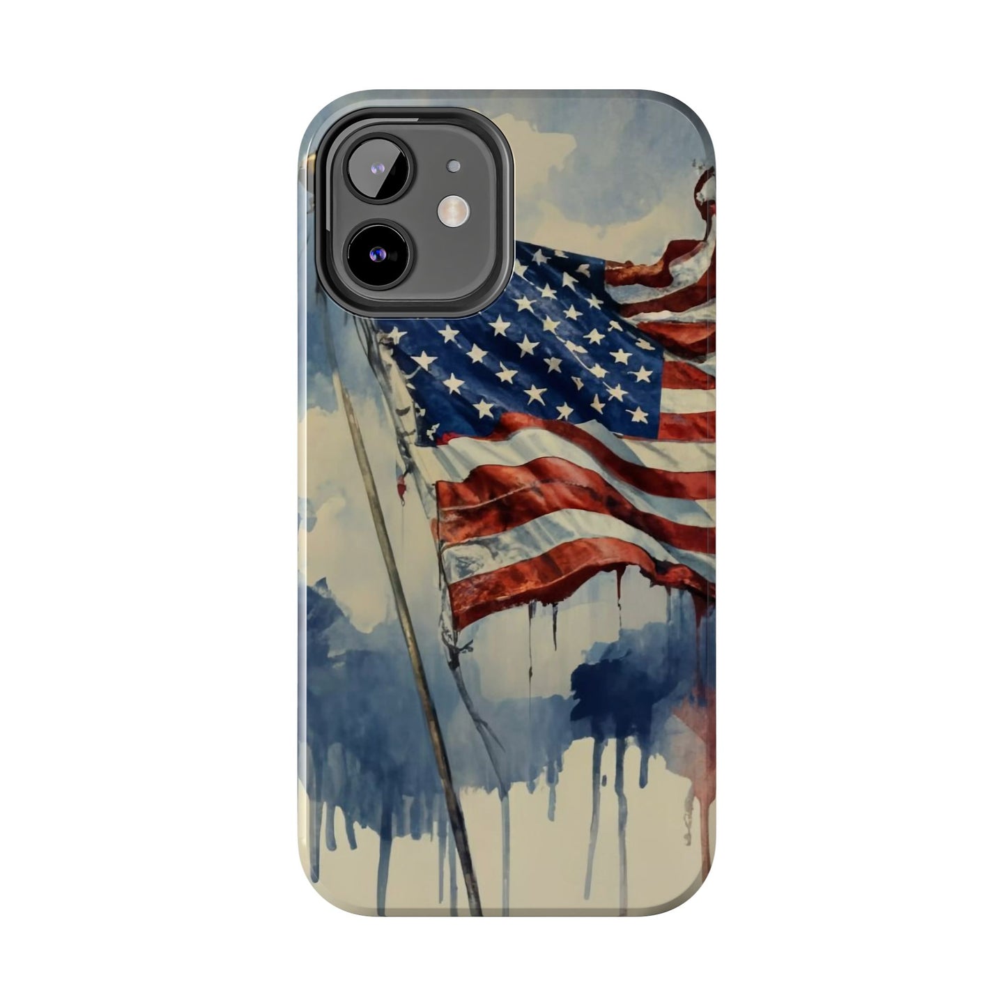 Tattered Glory American Flag Tough Phone Case