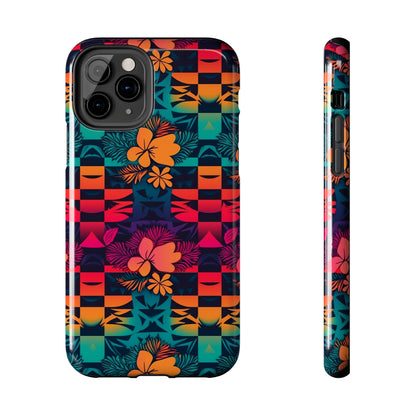 Electric Plumeria - Hawaiian Tough Phone Case