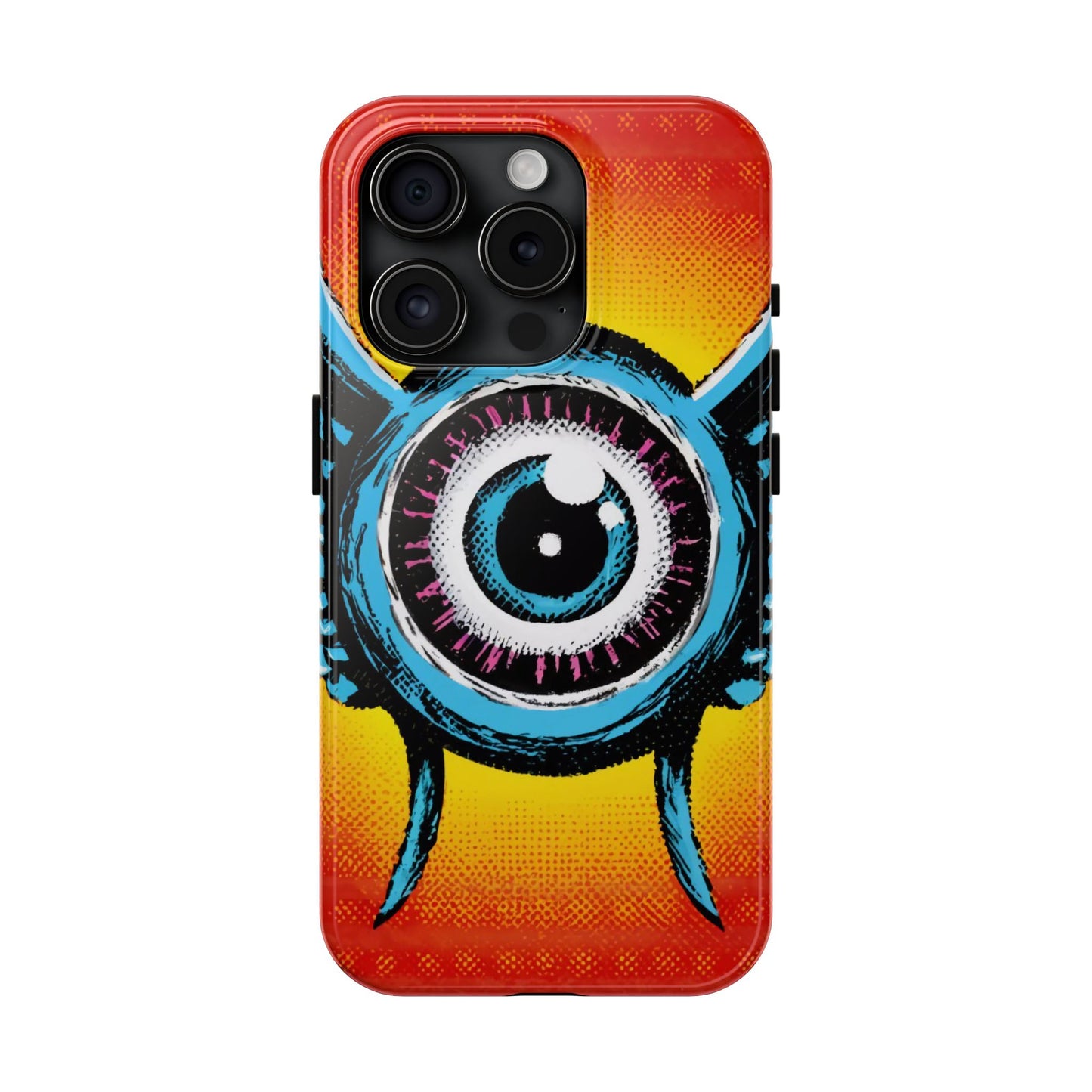 Bursting Vision Winged Eye iPhone Case