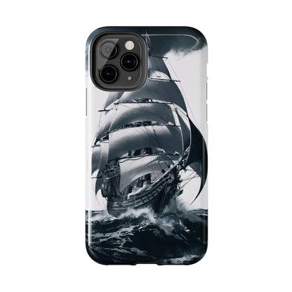 Tempest Voyage Pirate Ship Tough Phone Case