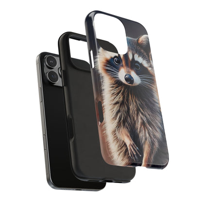 Abstract Raccoon Charm Tough Phone Case