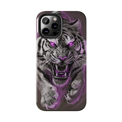 Enigmatic Hunter Tiger Sketch Tough Phone Case