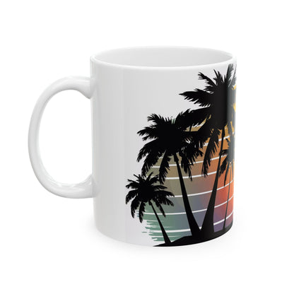 Tropical Gradient Sunset Mug