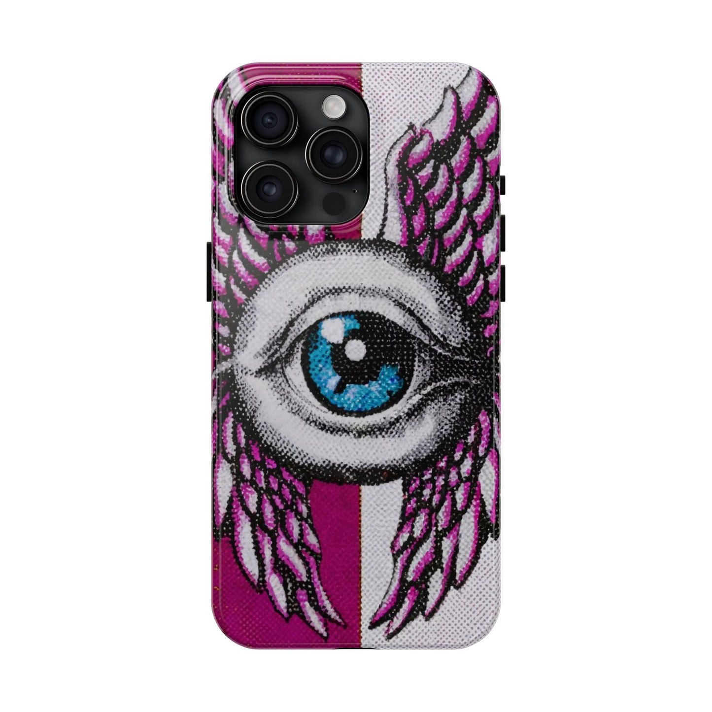 Dual-Tone Winged Eye iPhone Case