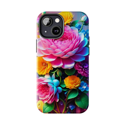 Vibrant Floral Splendor Tough Phone Case