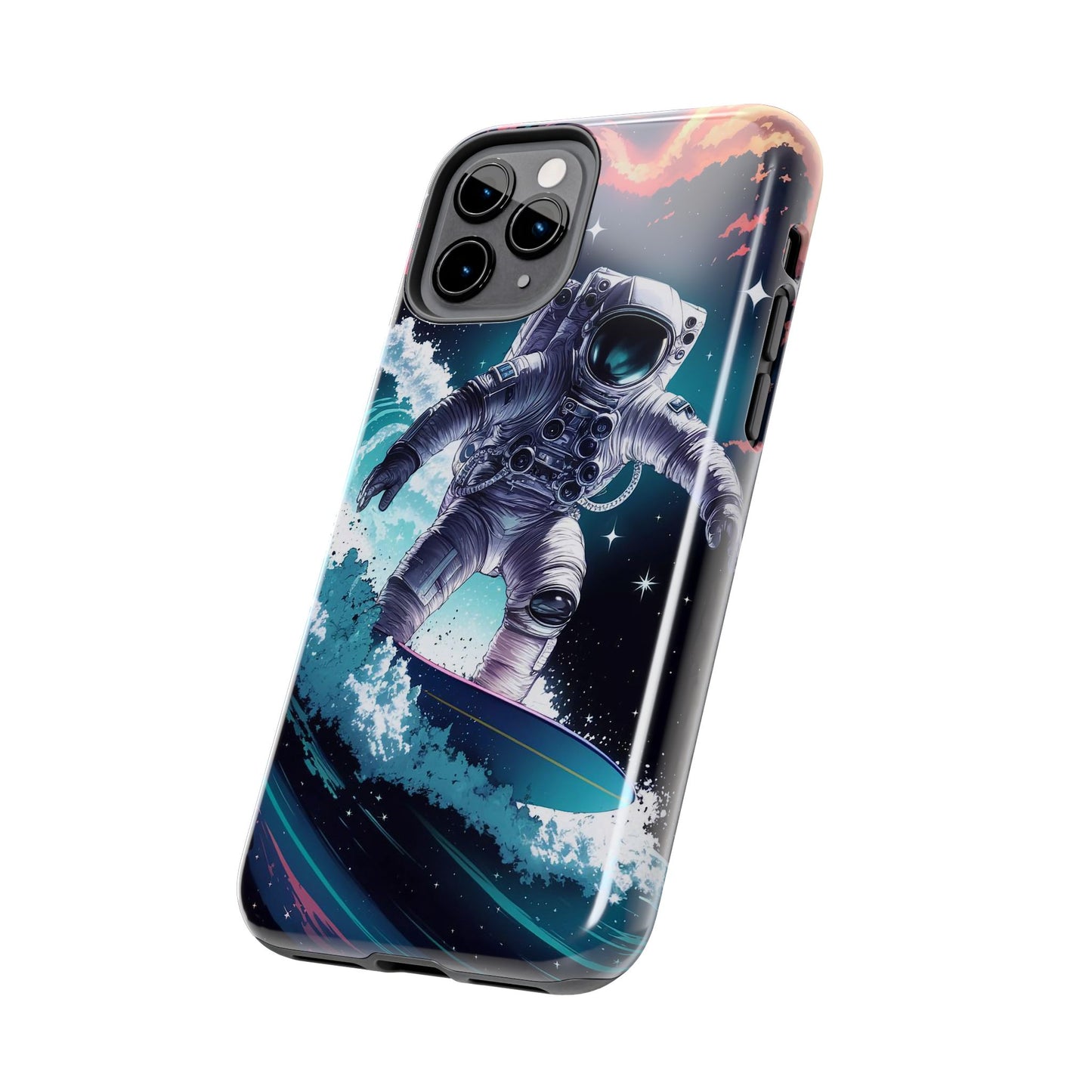 Space Surfer Astronaut Adventure Tough Phone Case