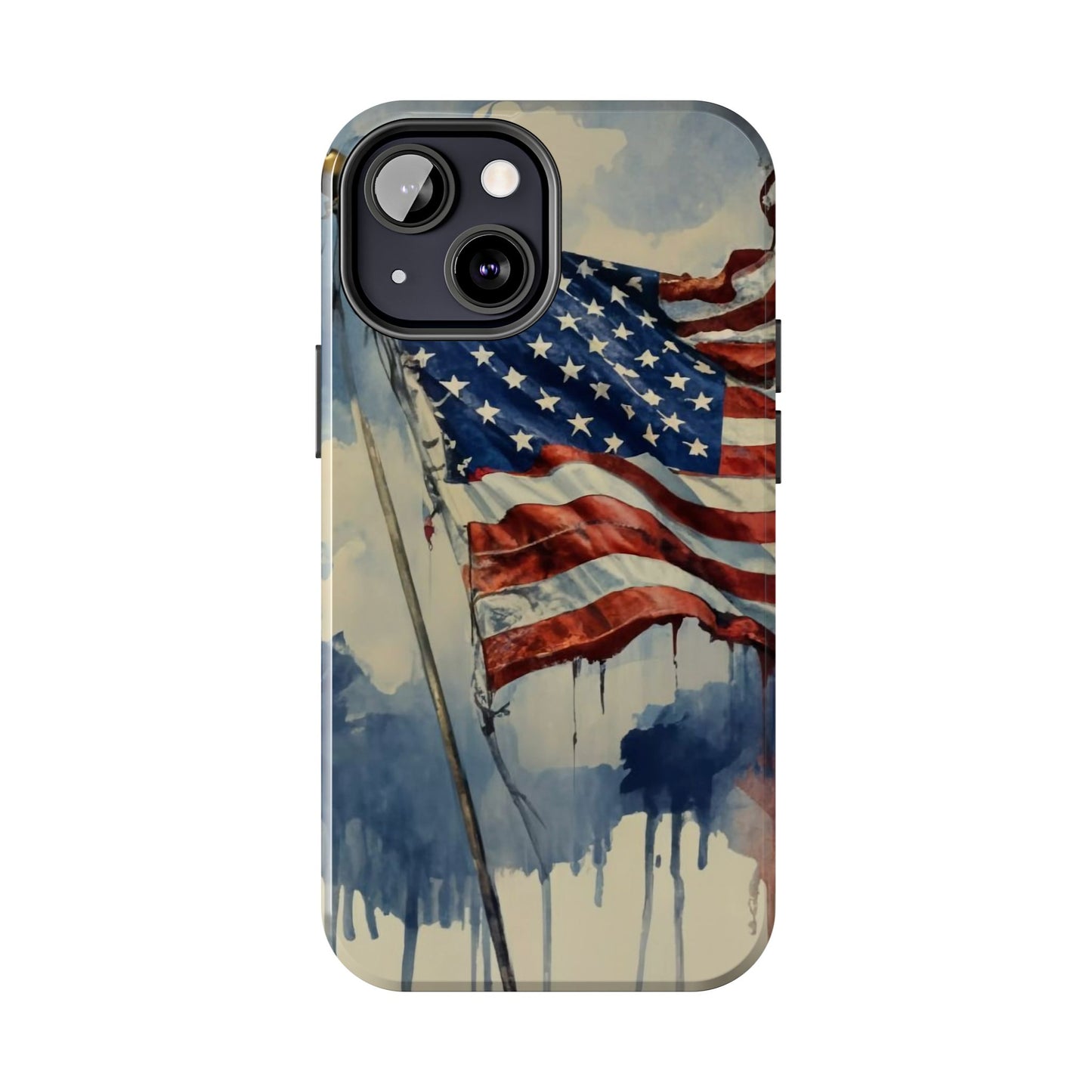 Tattered Glory American Flag Tough Phone Case