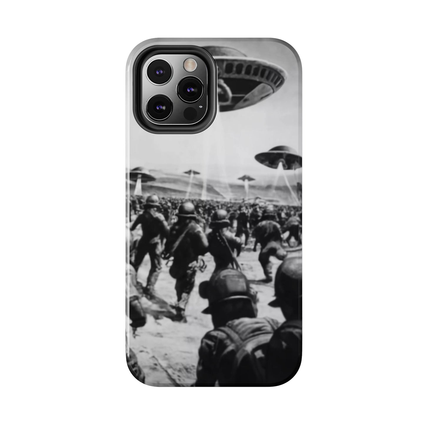 RetroWar UFO Encounter Tough Phone Case