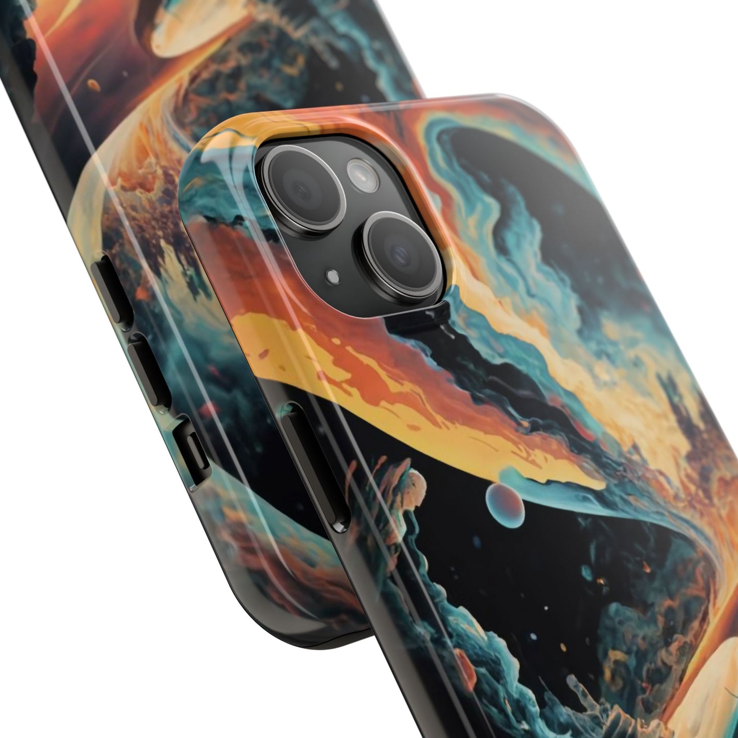 Retro Futuristic Space Odyssey Tough Phone Case