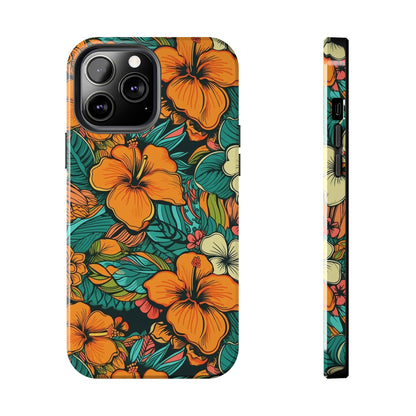 Sunset Tiare - Hawaiian Tough Phone Case