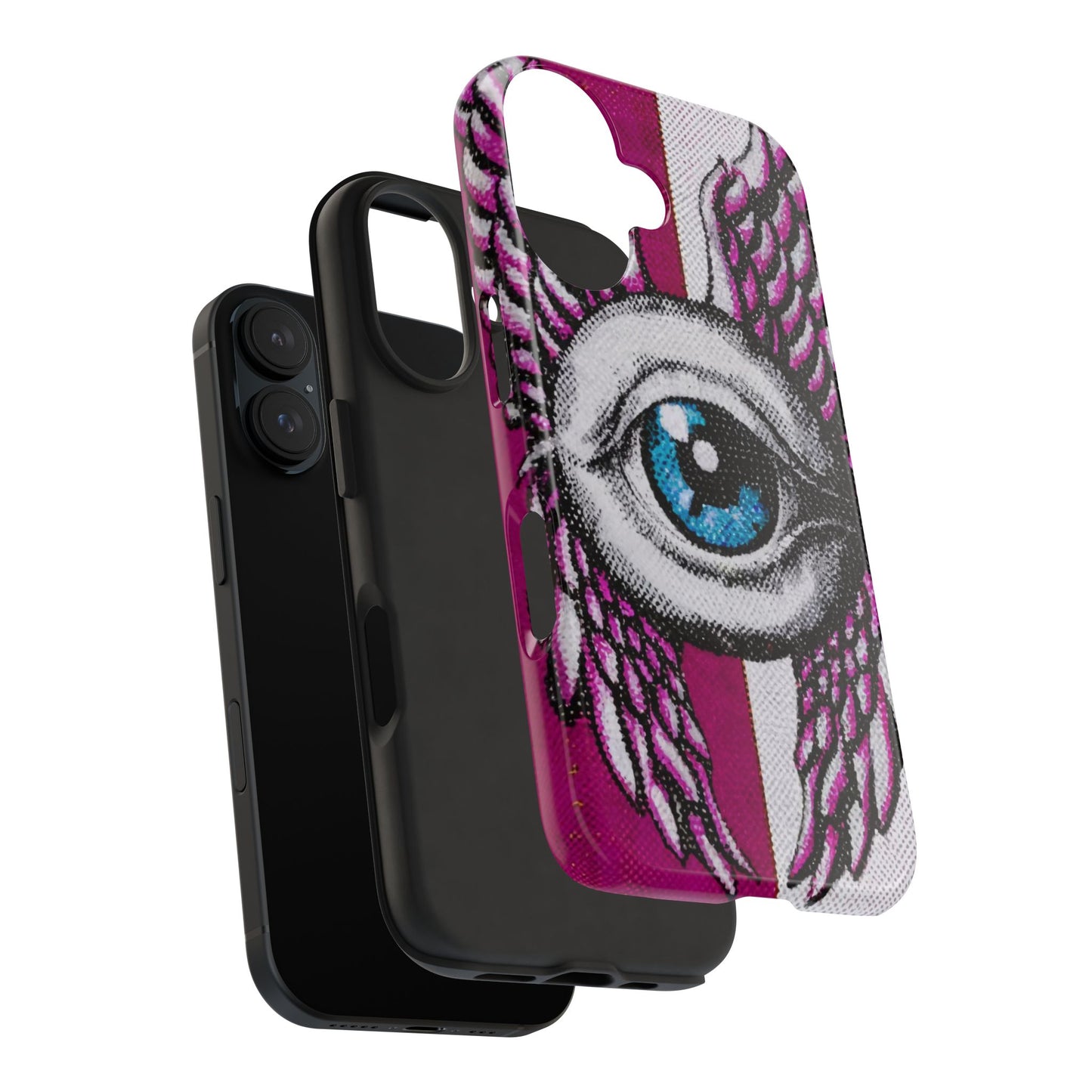 Dual-Tone Winged Eye iPhone Case