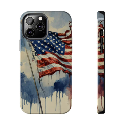 Tattered Glory American Flag Tough Phone Case