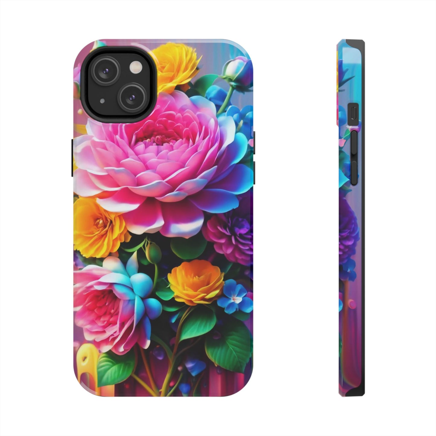 Vibrant Floral Splendor Tough Phone Case