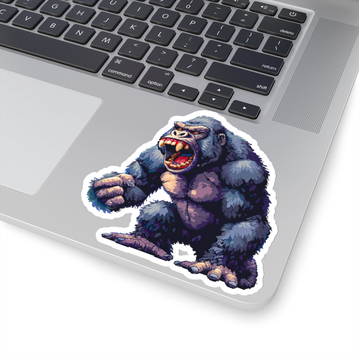 Pixelated Furious Ape Launch Vinyl Sticker